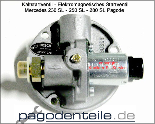 Kaltstart Ventil Mercedes SL Pagode